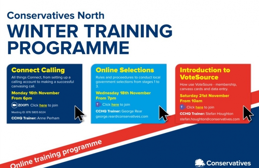 Conservatives North Winter Training Programme